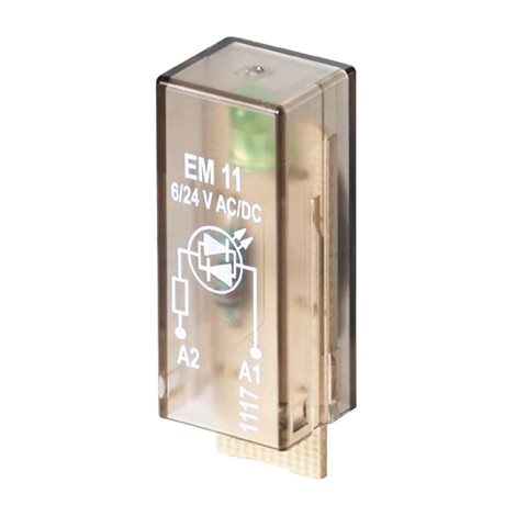 RIM-I 3 110/230VUC GN RIDERSERIES, LED modul, Jmenovité řídicí napětí: 110…230 V UC, Zásuv
