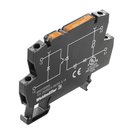 TOS 5VDC/48VDC 0,1A TERMOPTO, polovodičová relé, 1 Spínací kontakt (Tranzistor), Jmenovité