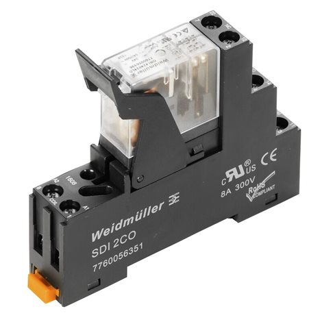 DRIKIT 24VDC 2CO LD D-SERIES DRI, Reléový modul, Počet kontaktů: 2 CO contact AgNi, Jmenov