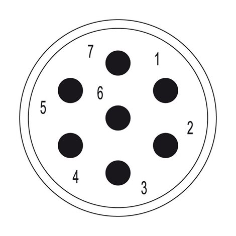 SAI-M23-SE-7 Zásuvný konektor senzor/aktor, Vložka