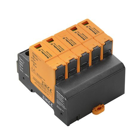 VPU PV I+II 5 1000 svodič přepětí fotovoltaiky vyšší provedení do 1000V pro dva stringy
