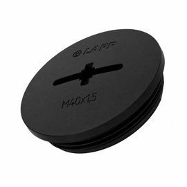 SKINDICHT BLK-GL-M 12x1,5 černá záslepka