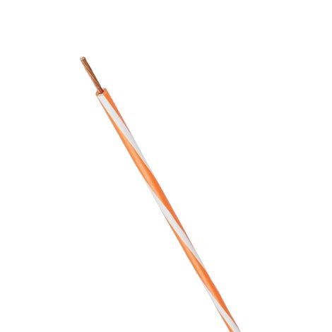 X05V-K 0,75 oranžová/bílá 250m