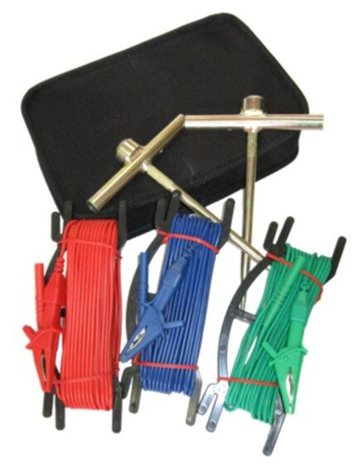 3P - 15 m souprava pro měření zemního odporu 3P - 15 m souprava pro měření zemního odporu