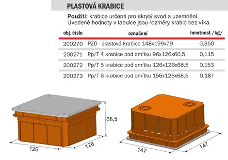 PZO - plast krabice PZO - 170x220 3