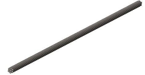 Lano 35 FeZn Ocelové lano - průřez 35 1m/0,28kg 1
