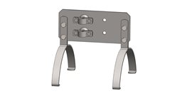PJT 15 b Podpěra jímací tyče na hřebenáče - 2 podpěry - 200-230mm