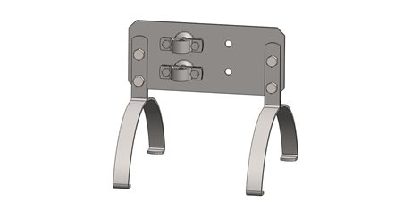 PJT 15 b Podpěra jímací tyče na hřebenáče - 2 podpěry - 200-230mm 1