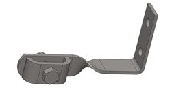 PV 23 přetočená, podpěra vedení na plechové střechy L=110 mm