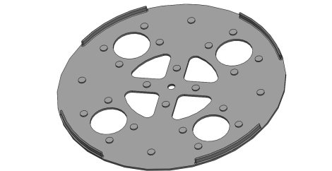 Plast podl 370 podložka plastová k podstavci JP - 370/337mm 1