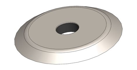 Podložka D6 Podložka plechová s gumou k PV 01 h 1