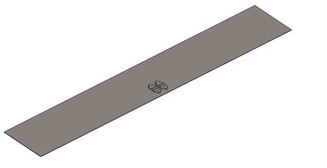 ZD 01 a Zemnící pás s příložkami na pásku i drát - 250x2000mm 1