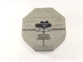 PB 12s Betonový podstavec 12 Kg se svorkou