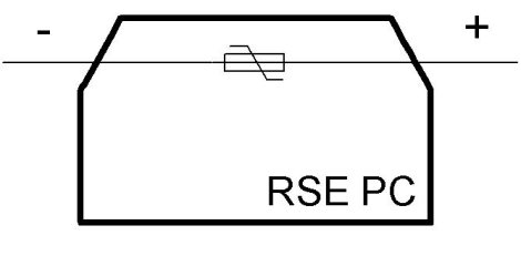 Svorka RSE PC 2000mA s vratnou pojistkou PTC 2000 mA 2
