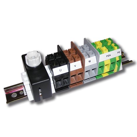 Stožárová výzbroj SV - A - 9.16.4 odbočovací 16mm2 TN-C 1x pojistka E14