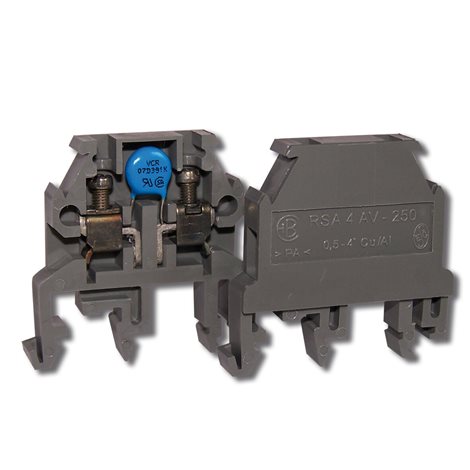 Řadová svorka s varistorem RSA 4 AV-250