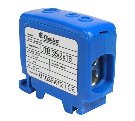 Svorka UTB 35/2×16 modrá