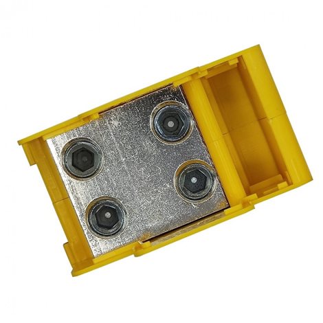 Distribuční blok DTB 2x120/2x120 žluto-zelený 1