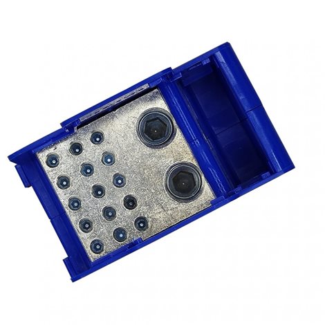 Distribuční blok DTB 2x120/15x16 modrý 2