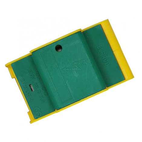 Distribuční blok DTB 2x95/3x35+2x16+9x6 žluto-zelený 2
