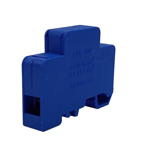 Distribuční blok DTB 35/6x6 modrý 1