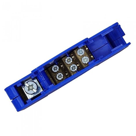 Distribuční blok DTB 35/6x6 modrý 2