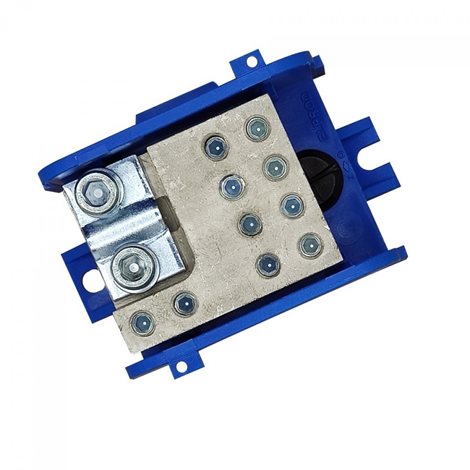 Distribuční blok DTB 70/10x16 modrý 2