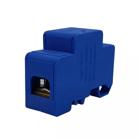 Distribuční blok DTB 70/7x6+2x25+2x16 modrý 1