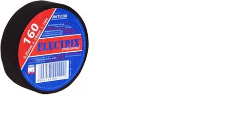 160 textilní/19mm x 10m/černá textilní páska
