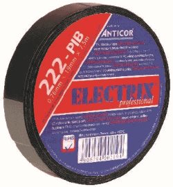 Izolační páska 222 PIB/50x7,5x0,76/ černá
