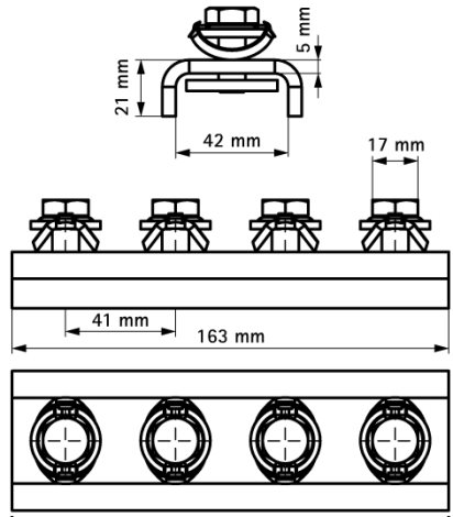665885421 BIS RapidStrut Lištová spojka 