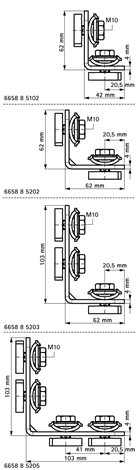 665885202 BIS RapidStrut® Spojka 90° G2 BUP KR/KR 3