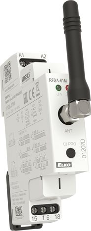 RFSA-61M/230V Spínací RF aktor na DIN - 1 výstup 1