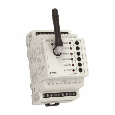 RFSA-66M/230V Spínací RF aktor na DIN 6 výstupů