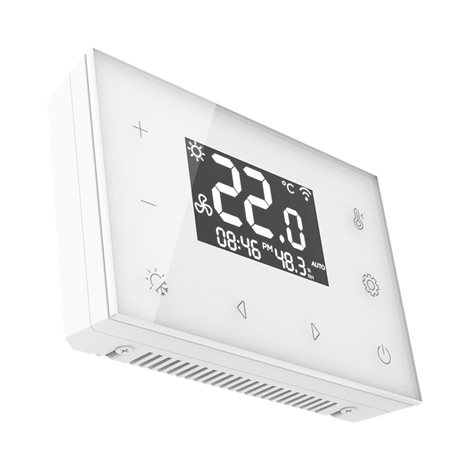 RFTC-7/W Bezdrátový skleněný dotykový zónový termostat - bílá 2