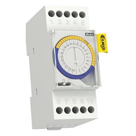 ATS-2DR Analogové spínací hodiny s denním programem a rezervou chodu