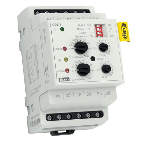 COS-2/230V Relé pro kontrolu účiníku