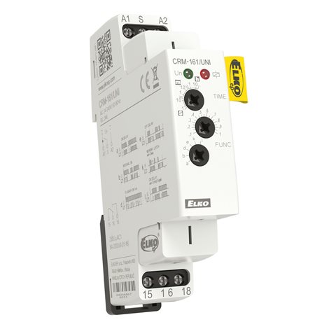 CRM-161 Multifunkční časové relé 24-240V AC, 24V DC, 6 funkcí
