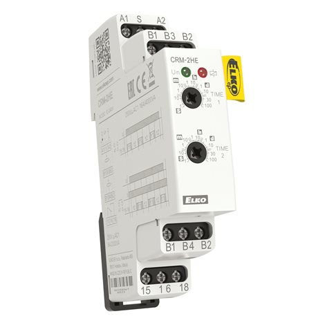CRM-2HE/UNI + 2x potenciometr Asymetrický cyklovač s externím ovládáním, výstup 1x16A 1