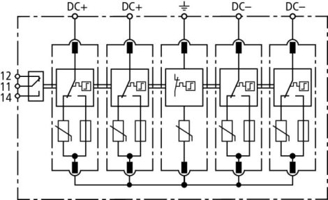 952519 DEHNguard M DG M PV2 SCI 1000 FM - dva vstupy 2