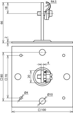 202060 PV 21 FeZn,100x100,Rd 6-10 2