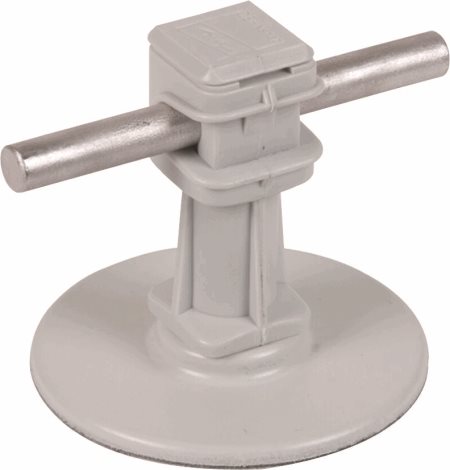 297110 DEHNsnap 36/8mm s lepící páskou plast šedý 1