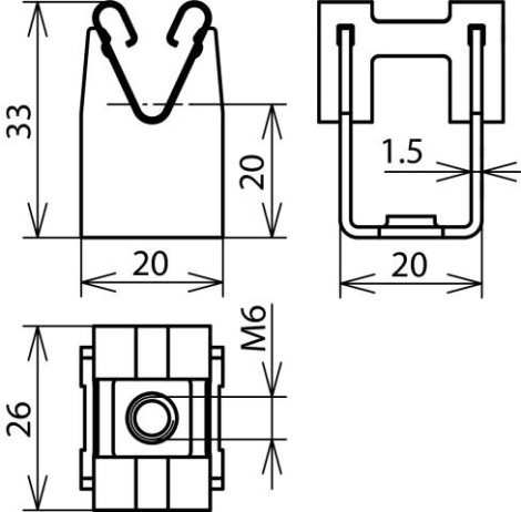 207019 DEHNgrip NIRO  M6 2