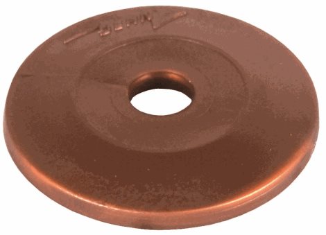 276007 PV 01 kryt/distanč.podložka ,plast hnědý, h/d= 5/37 mm 1