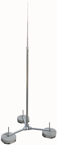 105450 stožár jímací Al 4500mm s trojnožkou 560mm 1