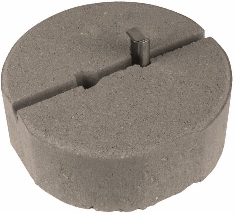 102075 beton. podstavec s klínem d=240/8,5 kg 1