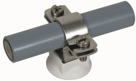 275259 Podpěra vedení HVI 20/23mm nerez M8 s plastovou podložkou 1