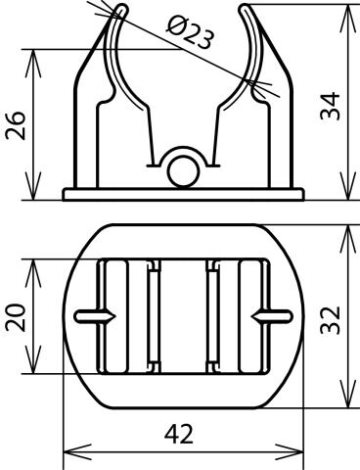253027 adapter D23mm pro HVI 2