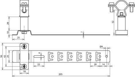 202829 PV HVI 20/23mm pod tašky - L205mm niro 2