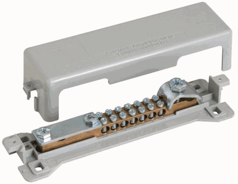 563050 ekvipotenciální přípojnice MS 50mm2 9svorek 1